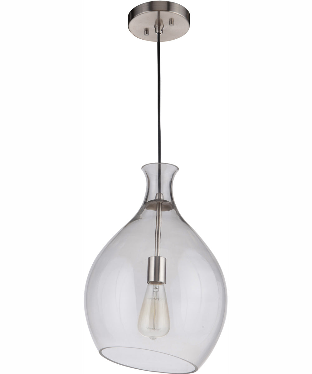 Pendant 1-Light Pendant Brushed Polished Nickel