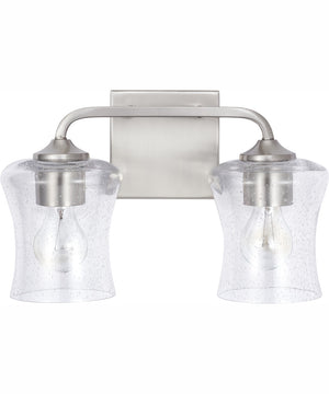 Reeves 2-Light Vanity Brushed Nickel