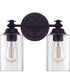 Dardyn 2-Light Vanity Flat Black