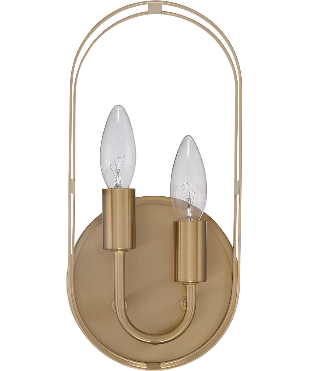 Mindful 2-Light Vanity Satin Brass