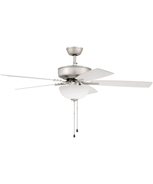 52" Pro Plus 211 2-Light Ceiling Fan (Blades Included) Brushed Satin Nickel