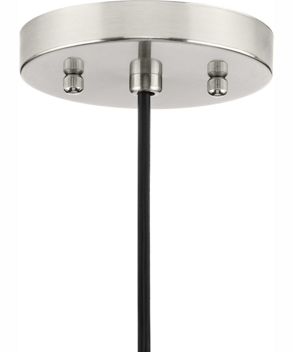 Hinton 1-Light Modern Farmhouse Pendant Brushed Nickel