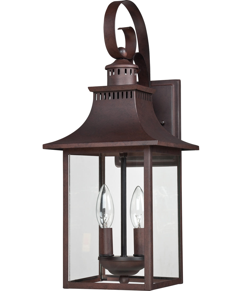Chancellor Medium 2-light Outdoor Wall Light Copper Bronze
