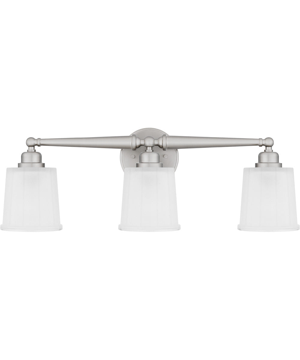 Cecilia Large 3-light Bath Light Brushed Nickel