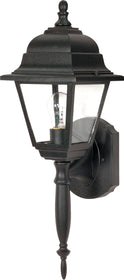 18"H Briton 1-Light Outdoor Textured Black