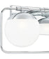 Padgett Medium 2-light Bath Light Polished Chrome