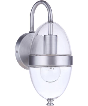 Sivo 1-Light Outdoor Wall Light Satin Aluminum