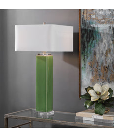 Aneeza Tropical Green Table Lamp