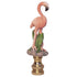 3.25"h Pink Flamingo Lamp Finial Painted Resin Body