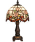 12"H Roseborder Mini-Lamp