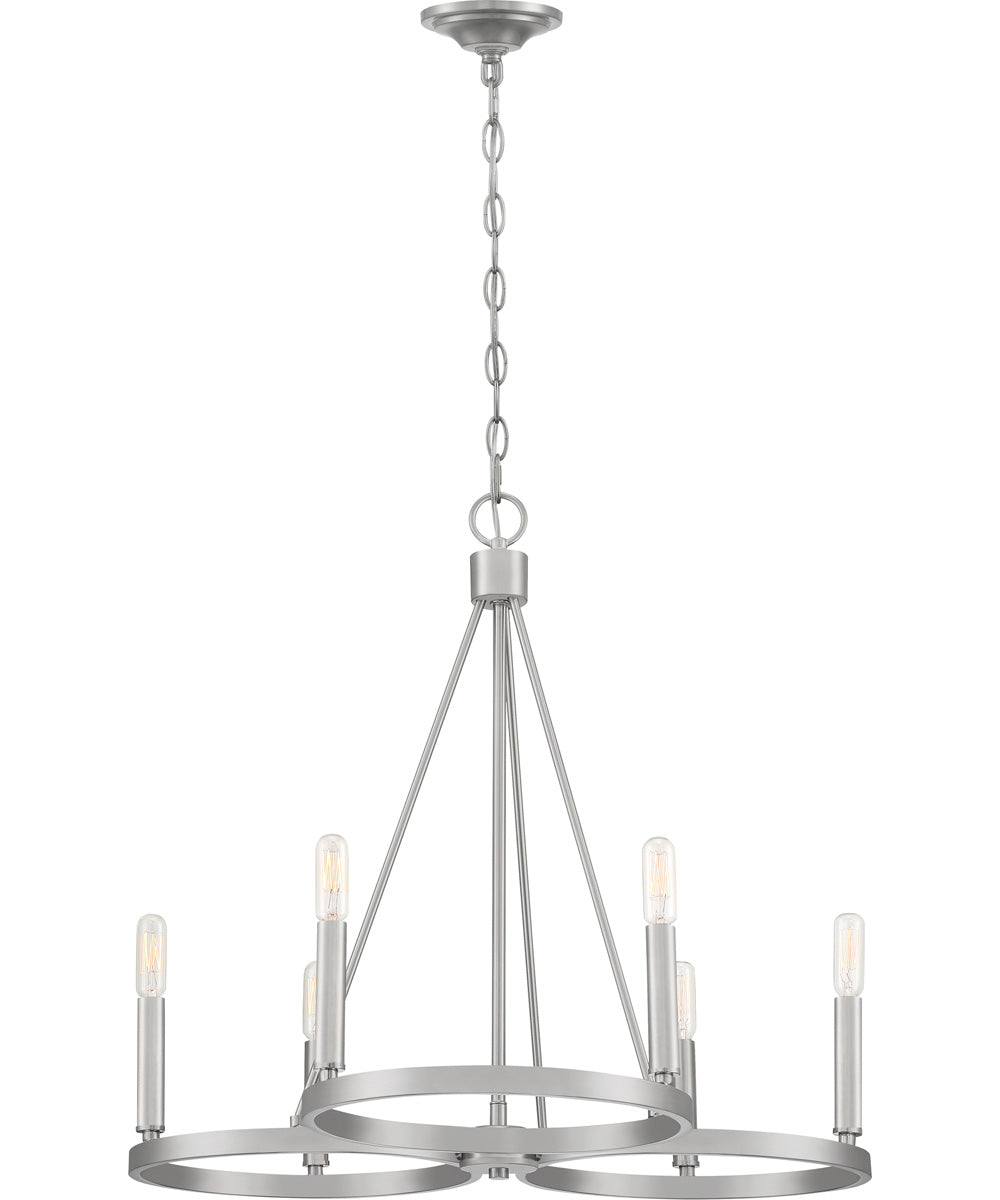 Revival 6-light Chandelier Brushed Nickel