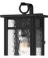Moira Large 1-light Outdoor Wall Light  Coastal Armour Steel Earth Black