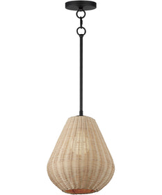 Maldives 1-Light Pendant Black