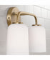 Lawson 2-Light Vanity Aged Brass