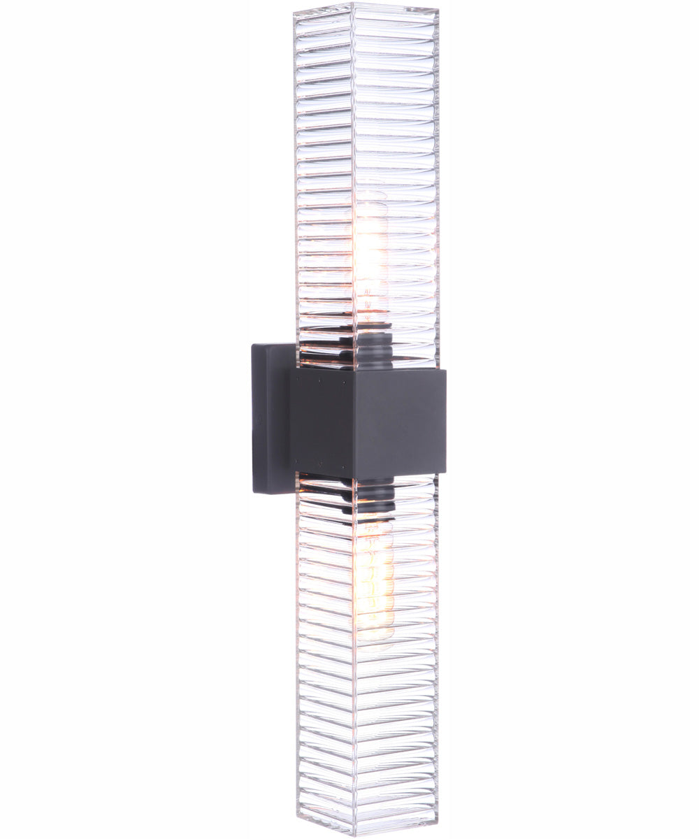 Ridge 2-Light Wall Sconce Midnight