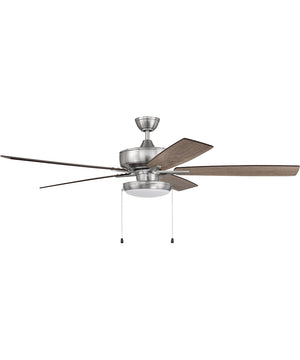 Super Pro 119 Pan Light Kit 1-Light Specialty Ceiling Fan (Blades Included) Brushed Polished Nickel