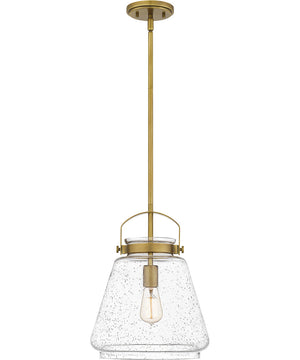 Stella Small 1-light Mini Pendant Weathered Brass