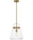 Stella Small 1-light Mini Pendant Weathered Brass