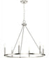Gilliam 6-Light New Traditional Chandelier Brushed Nickel