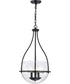 Amado 3-Light Pendant Matte Black