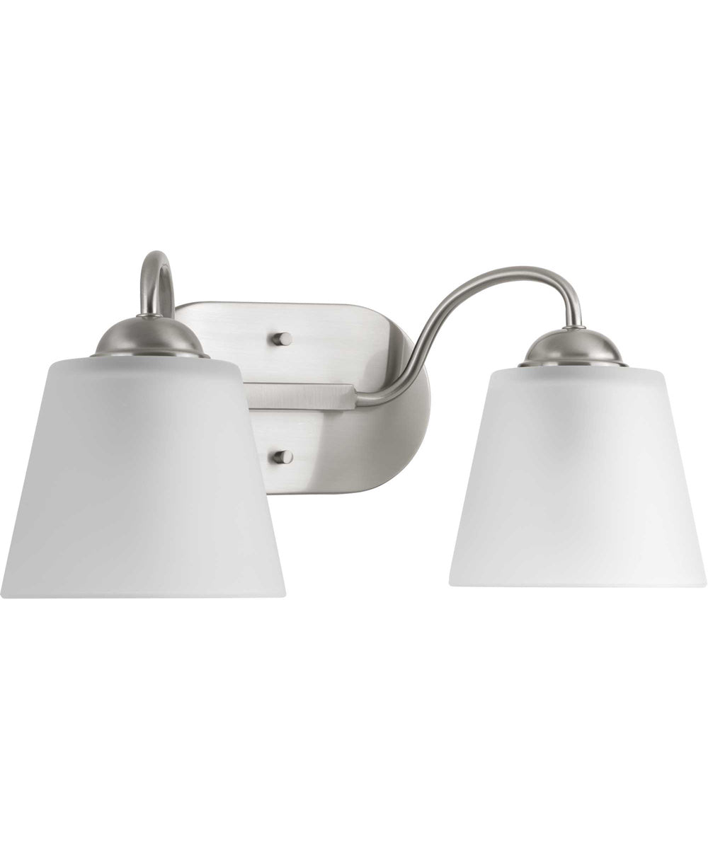 Arden 2-Light Bath & Vanity Brushed Nickel