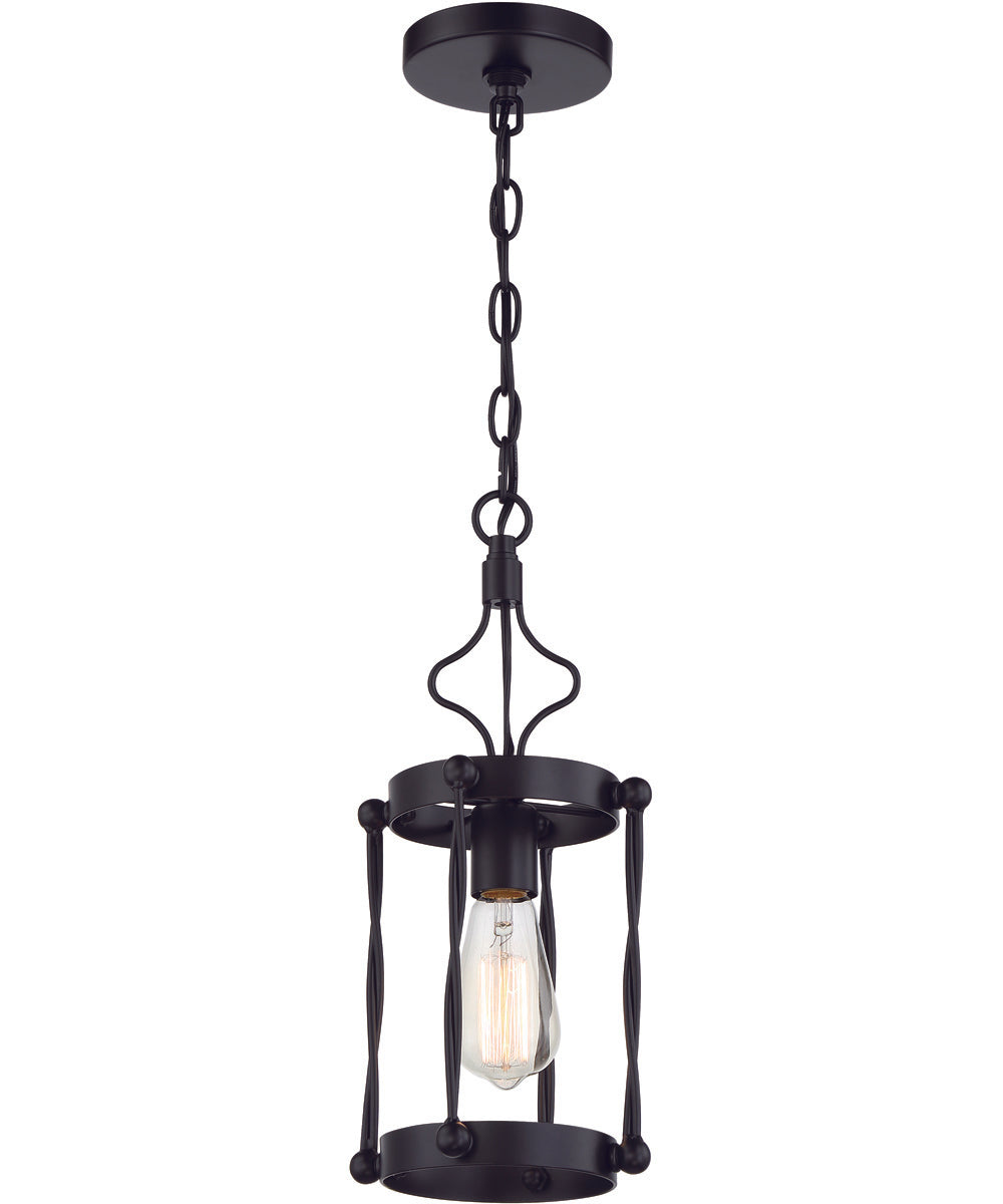 Jolenne 1-Light Mini Pendant Flat Black