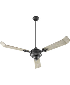 60" Brewster Ceiling Fan Textured Black