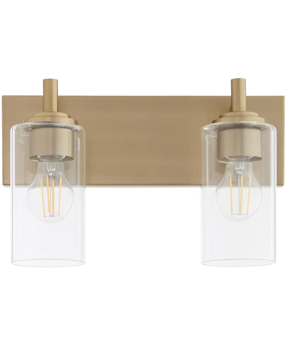 Fallstaff 2-light Bath Vanity Light Aged Brass