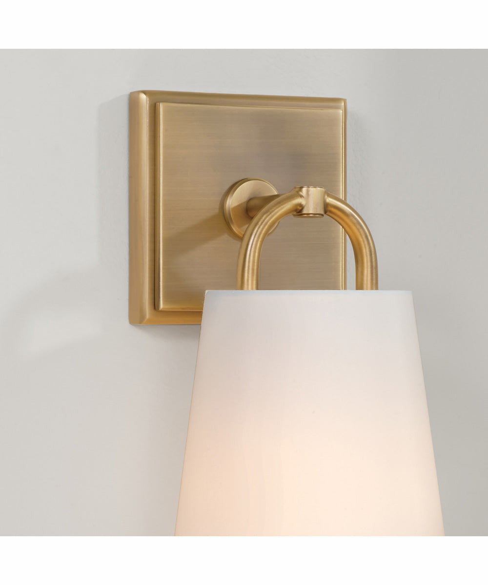 Brody 1-Light Sconce Aged Brass