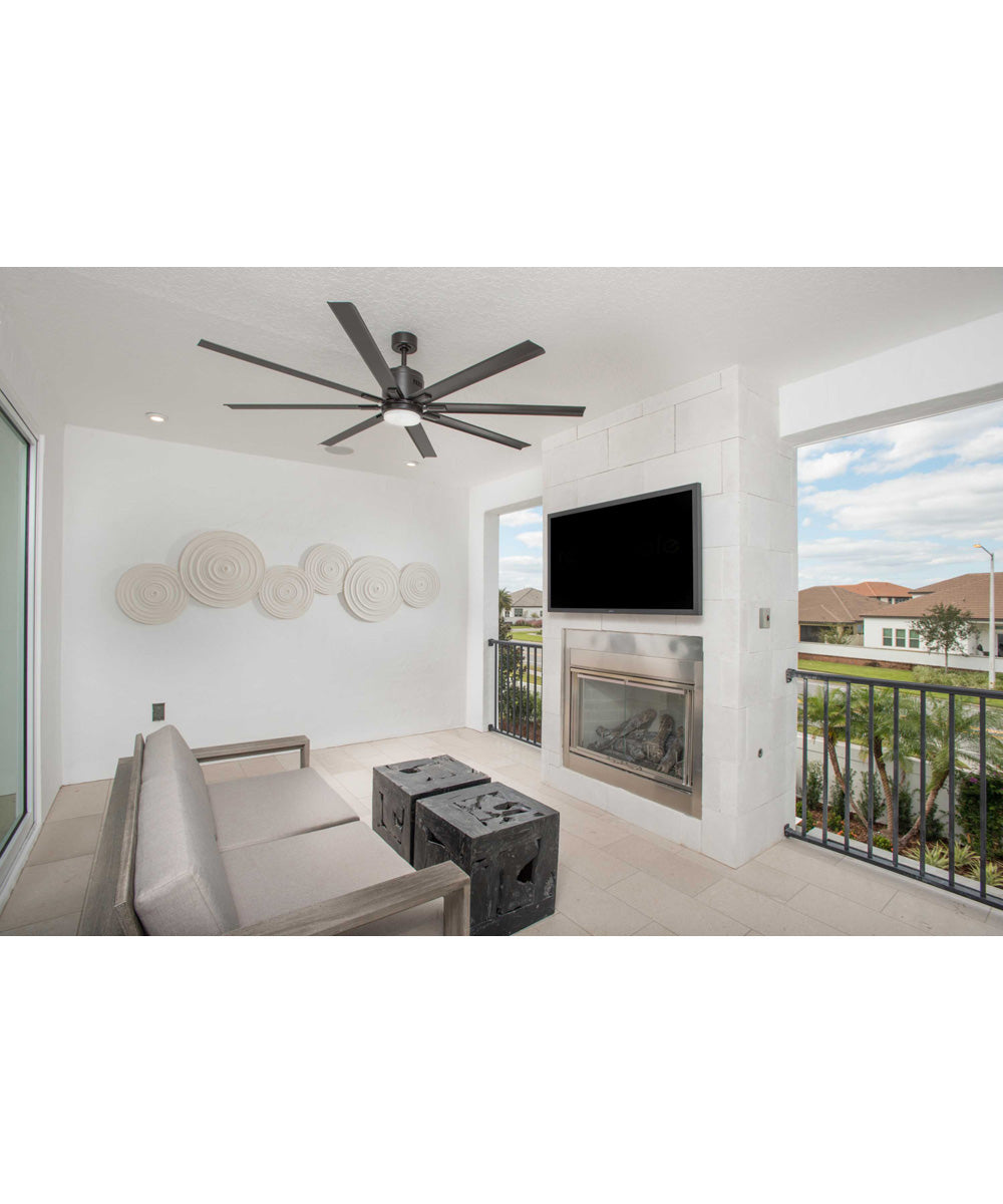 Vast 72" 18W LED Indoor/Outdoor 8-Blade Fan Antique Bronze