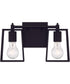 Dunn 2-Light Vanity Flat Black
