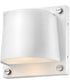 Scout 1-Light Small LED Wall Mount Lantern in Satin White