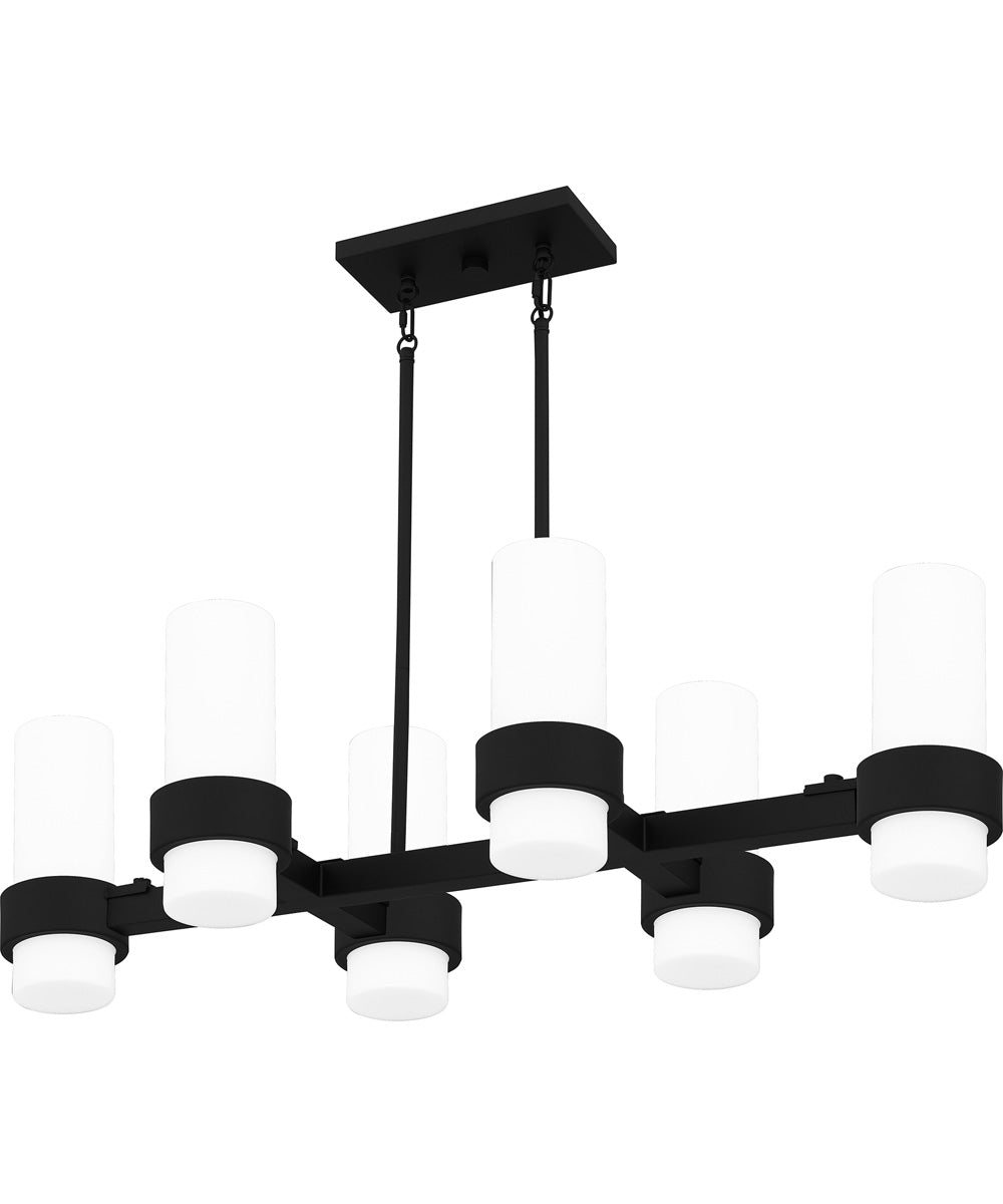 Kimora Medium 6-light Island Light Matte Black