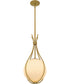 Quoizel Pendant Small 1-light Mini Pendant Aged Brass