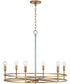 Fuller 6-Light Chandelier Aged Brass