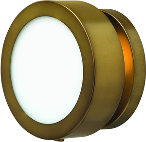 7"W Mercer 1-Light Wall Sconce Heritage Brass