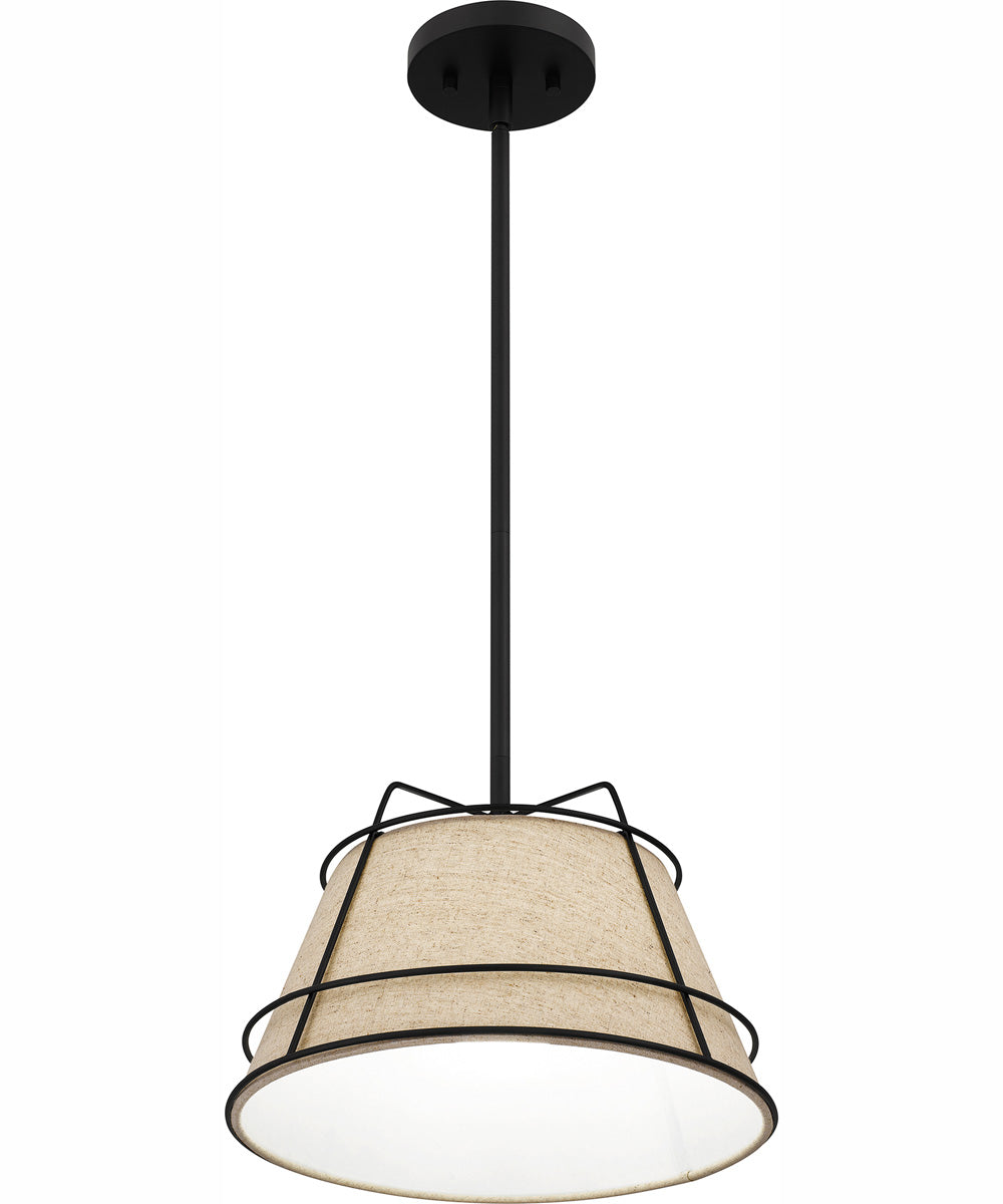 Quoizel Piccolo Pendant 1-light Mini Pendant Matte Black