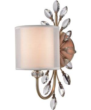 Asbury 16'' High 1-Light Sconce - Aged Silver