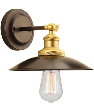 Archives 1-Light Adjustable Swivel Wall Sconce Antique Bronze