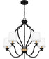 Wilkins 5-light Chandelier Matte Black