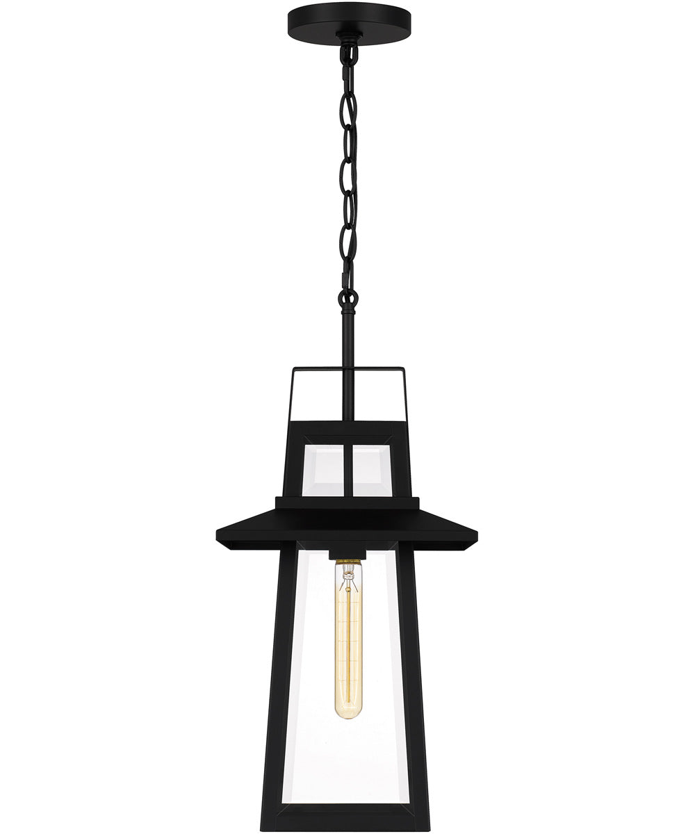 Devonport Large 1-light Outdoor Pendant Light Matte Black