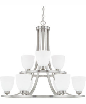 Jameson 9-Light Chandelier Brushed Nickel