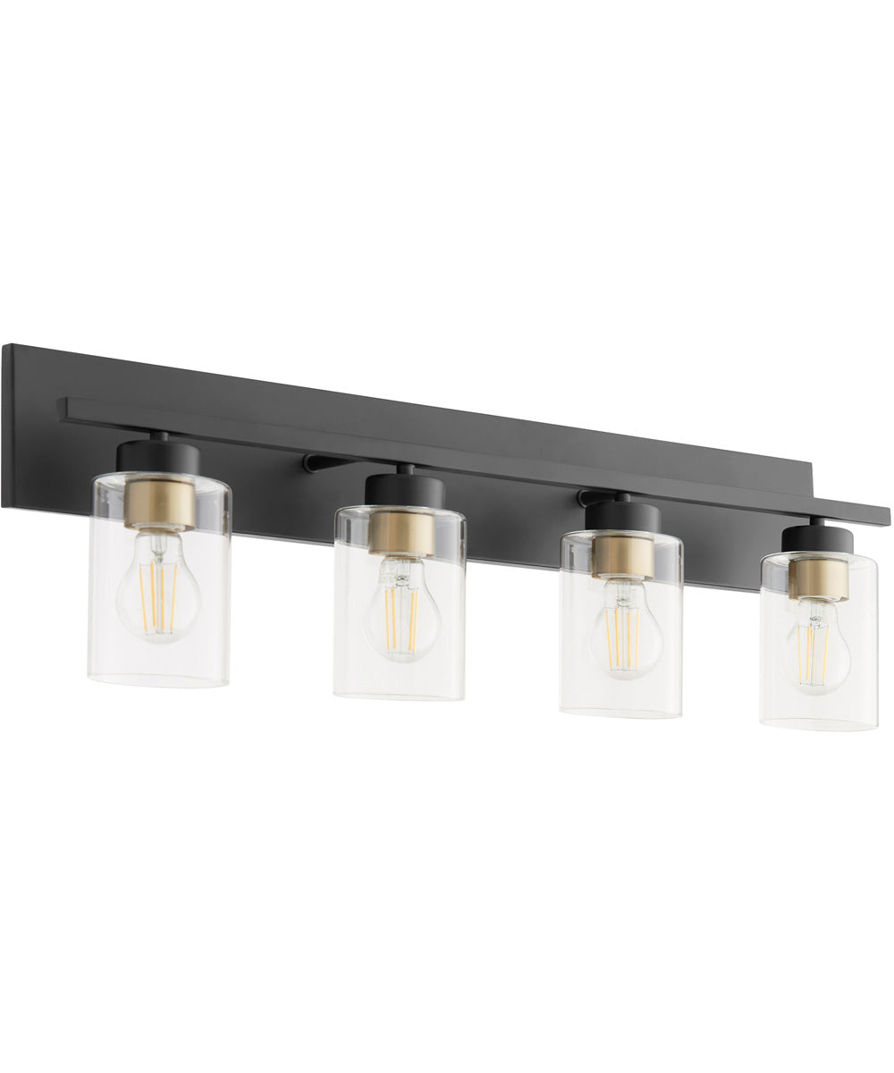 Carter 4-light Bath Vanity Light Matte Black