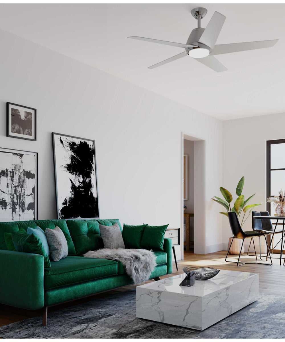 Gust 54" 5-Blade Ceiling Fan Brushed Nickel