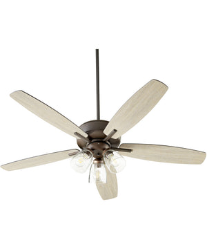 52" Breeze 3-light Ceiling Fan Oiled Bronze