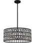 Gibson 4-light Pendant Matte Black