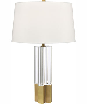 Upright 27'' High 1-Light Table Lamp - Clear