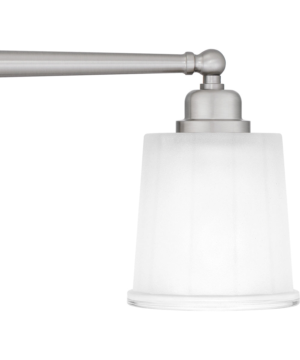 Cecilia Extra Large 4-light Bath Light Brushed Nickel