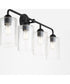 Tamara Day's Charlotte 4-light Bath Vanity Light Matte Black