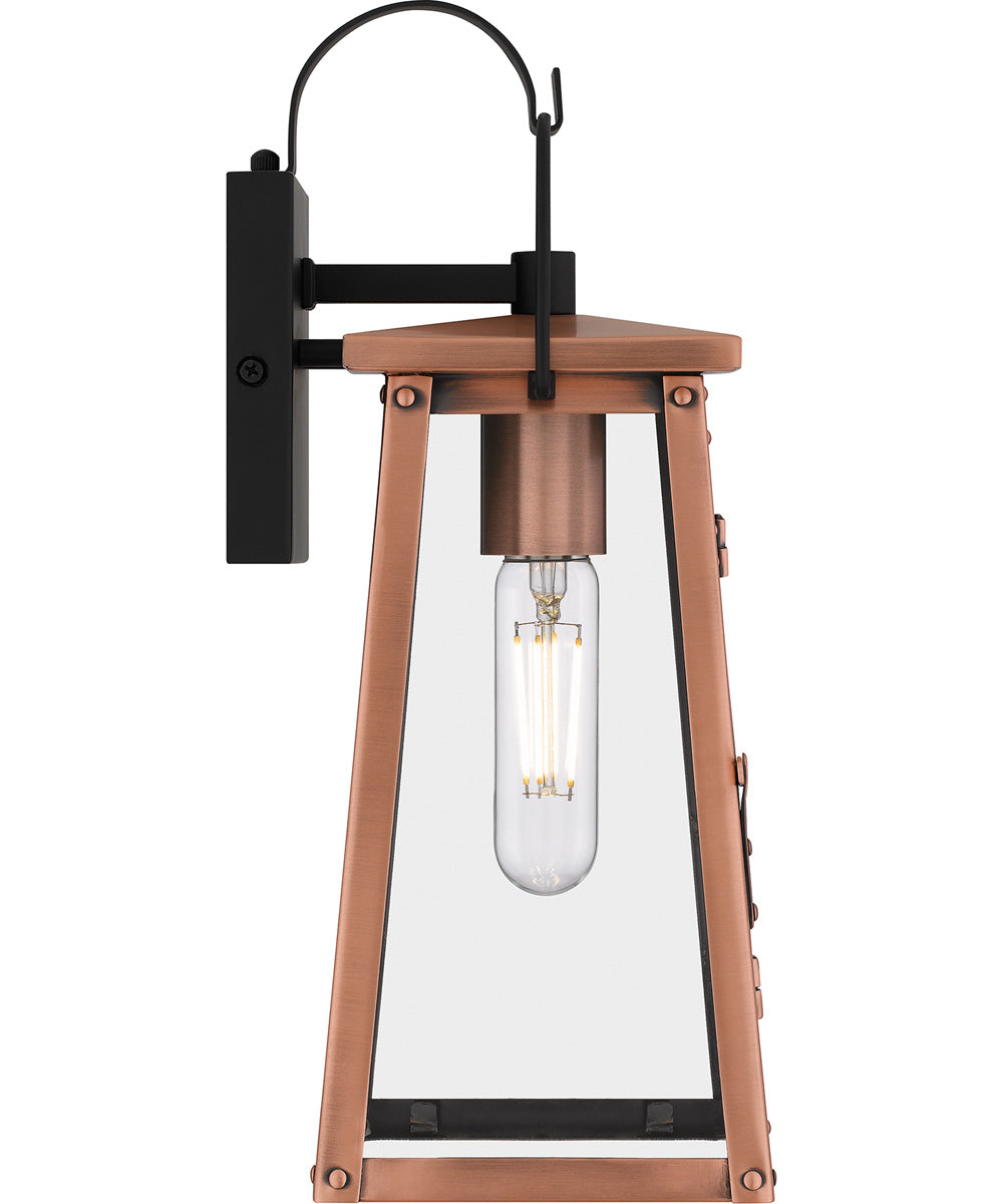 Carolina Small 1-light Outdoor Wall Light Aged Copper